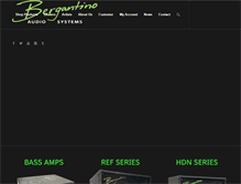 Tablet Screenshot of bergantino.com